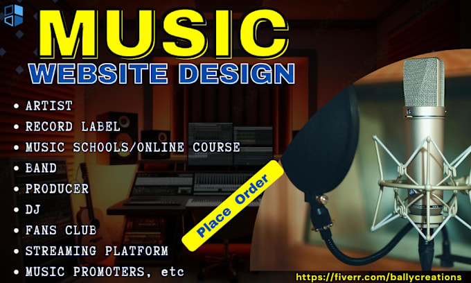 Bestseller - build music website for musician, djs, studio, record label, music teacher, fans