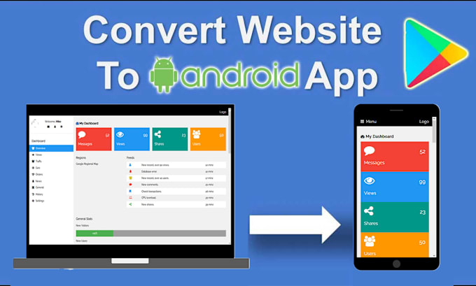 Gig Preview - Convert your website into a mobile app