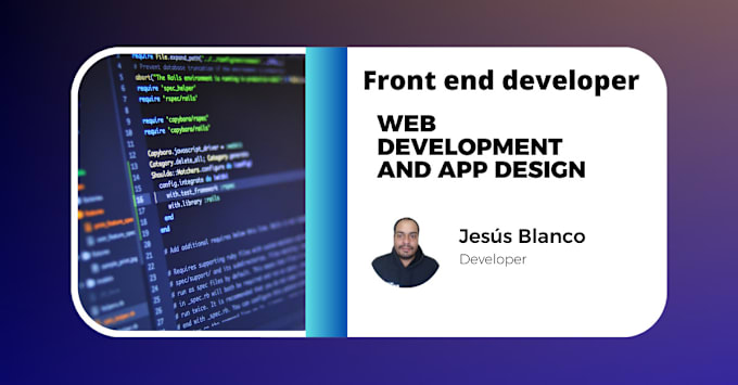 Gig Preview - Responsive web design and front end development services