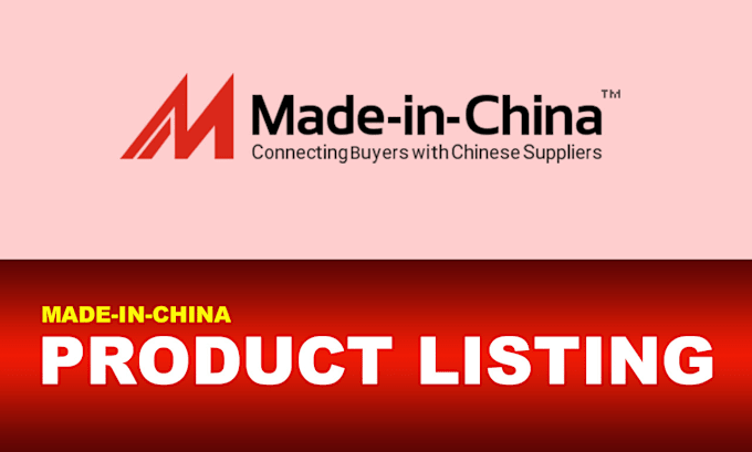 Gig Preview - Post product or product listing on made in china or alibaba