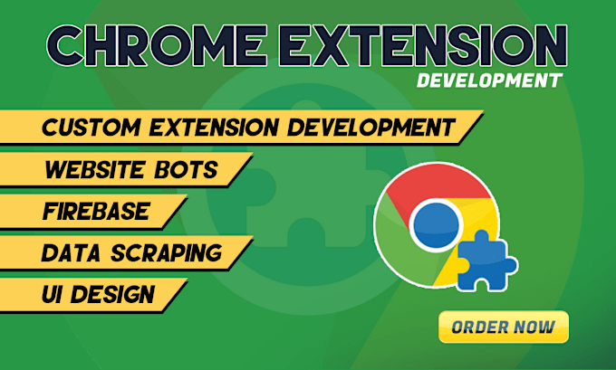 Gig Preview - Develop, customize, and repair your google chrome extensions