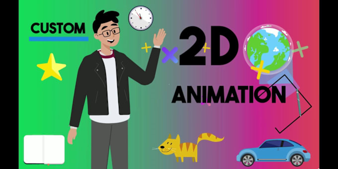 Gig Preview - Create 2d animated explainer video for marketing animation