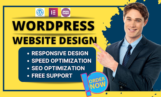 Gig Preview - Build, develop or revamp responsive wordpress website design and blog