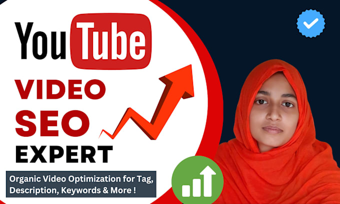 Gig Preview - Optimize youtube video SEO for top ranking search result