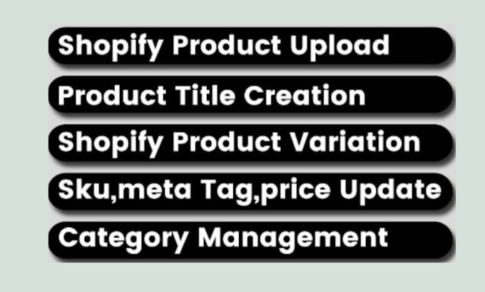 Gig Preview - Do shopify product listing manually to your store