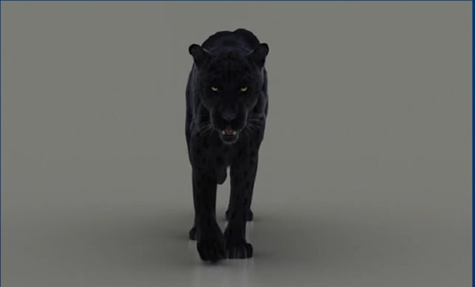 Gig Preview - 3d jaguar animation 3d cheetah animation 3d animals animation realistic for you