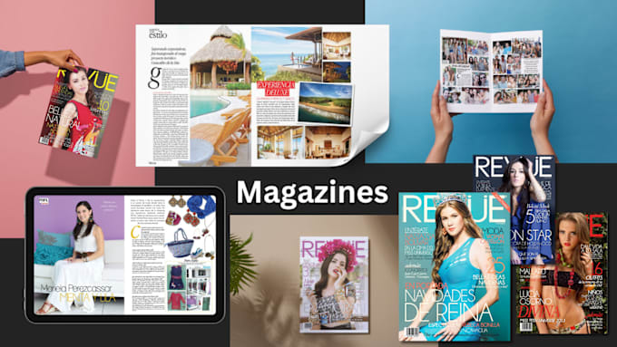 Gig Preview - Make professional magazine layout designer for editorial