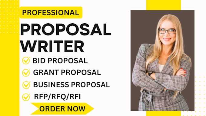 Gig Preview - Bid government contract, bid proposal, grant proposals, rfp, rfq, business plan