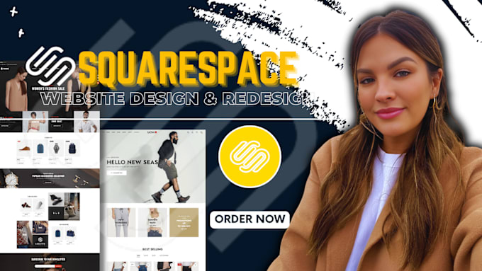 Gig Preview - Build squarespace website design squarespace website redesign, squarespace seo