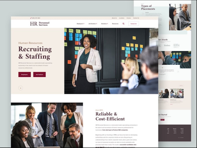 Bestseller - develop recruitment wordpress job board website job agency staff hiring website