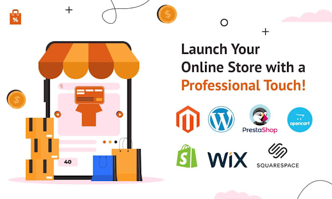 Gig Preview - Build wordpress, shopify, prestashop stores