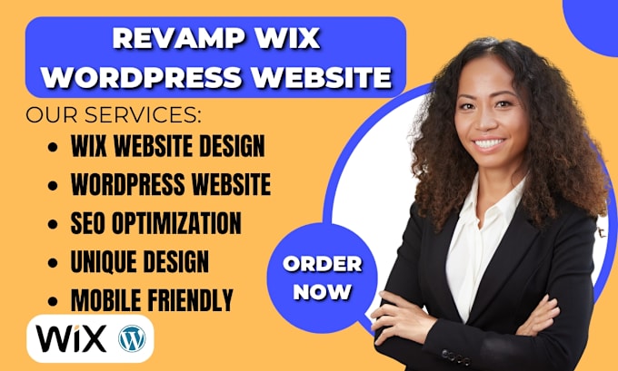 Gig Preview - Build, design, redesign, revamp website, customize wordpress, clone wix website