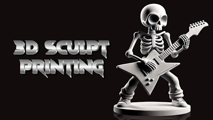 Gig Preview - Sculpt 3d model, character, statue, figurine, toys for 3d printing and rendering