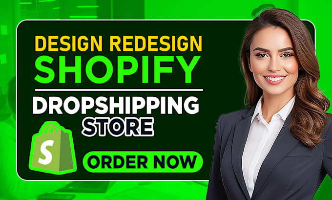 Bestseller - design modern shopify dropshipping web store or redesign ecommerce website