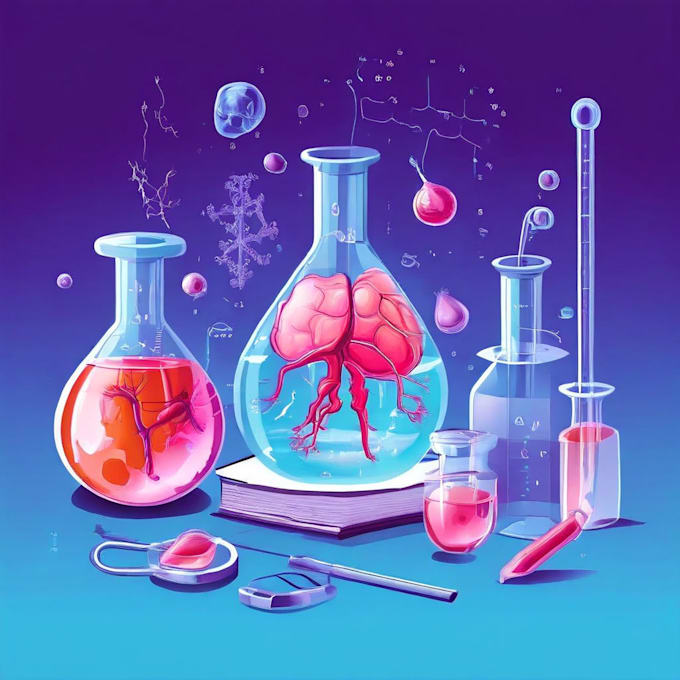 Gig Preview - Design scientific, medical, educational illustration for you