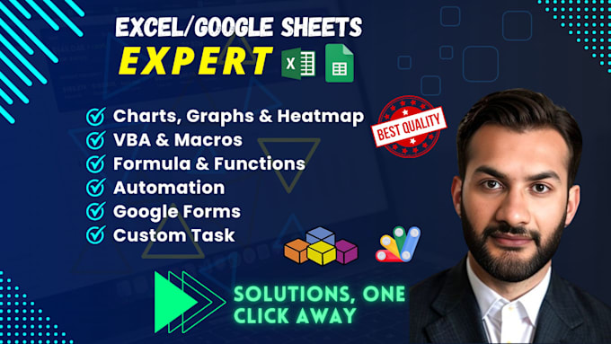 Gig Preview - Automate excel spreadsheet with formula excel vba and excel macro