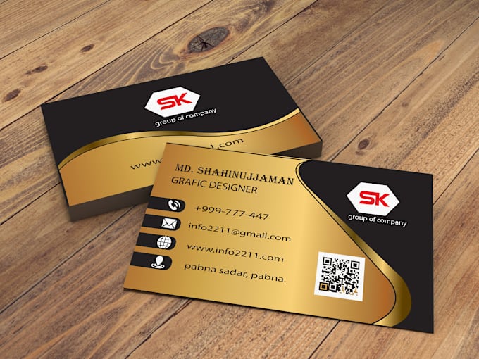 Gig Preview - Do unique modern luxury business cards and logo