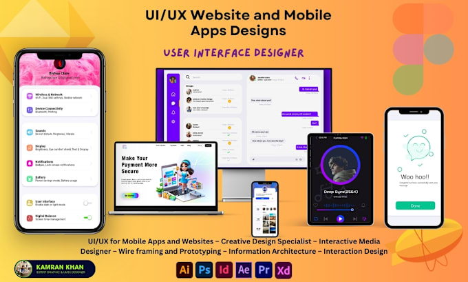 Gig Preview - Design website ui ux design and mobile app ui ux design