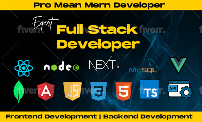 Gig Preview - Your mean, mern stack developer delivering scalable and secure web applications