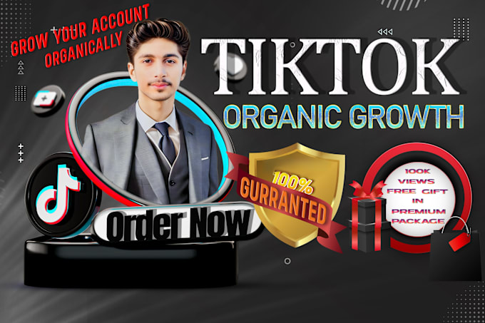 Gig Preview - Grow and promote your tiktok account organically