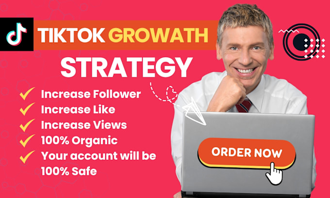 Gig Preview - Grow and promote your tiktok account followers organically