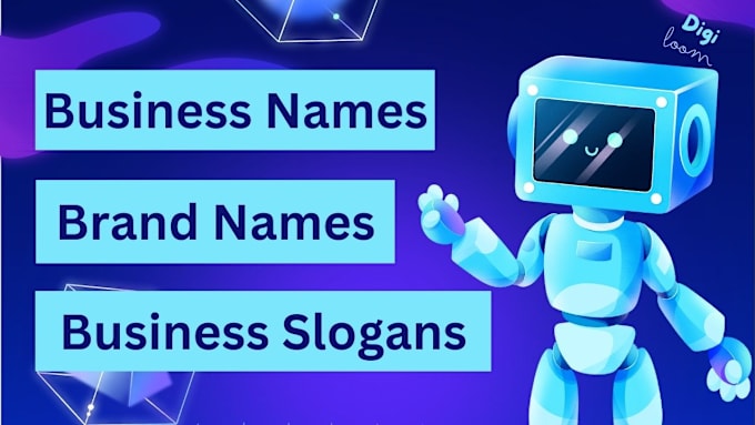 Gig Preview - Create unique business names and slogans for business