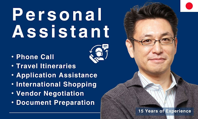 Gig Preview - Be your professional virtual assistant for all needs in japan