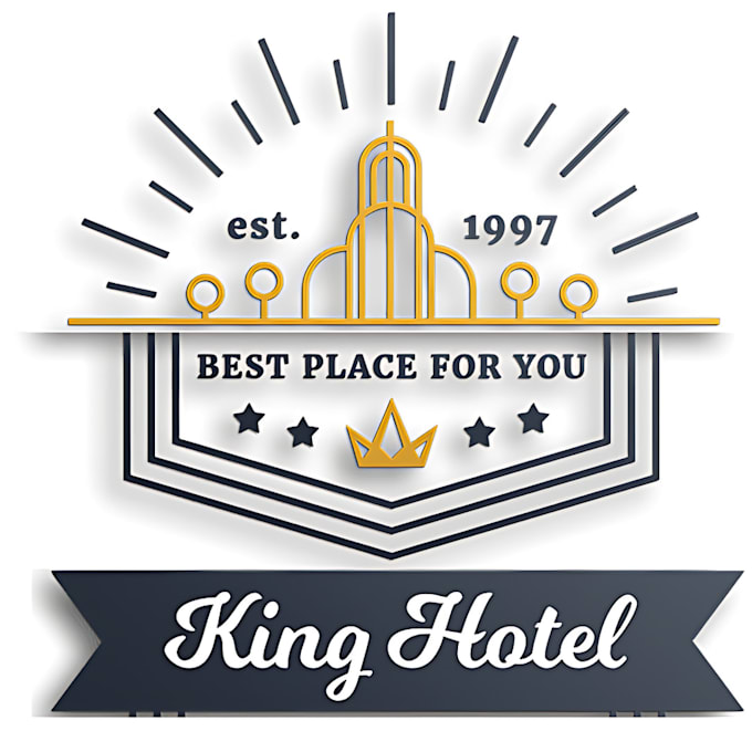 Gig Preview - Create a modern hotel travel and restaurant logo for your business