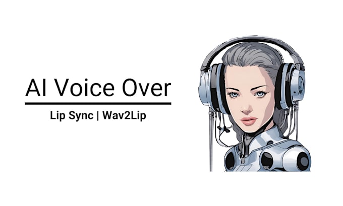 Gig Preview - Breathe life into your stock videos with ai voice over, lip sync, wav2lip, tts