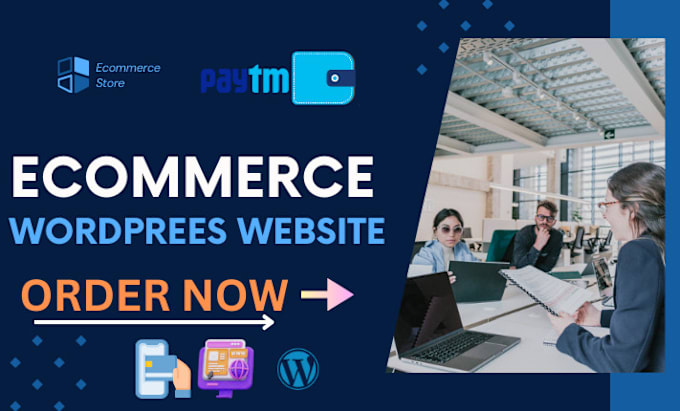 Gig Preview - Design ecommerce website online store with woocommerce wordpress