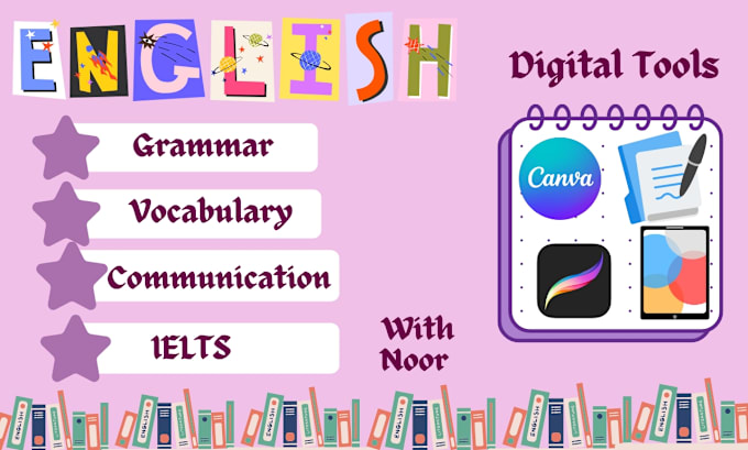 Gig Preview - Teach english from basic grammar to spoken english