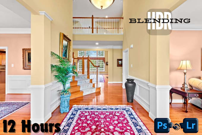 Gig Preview - Edit and retouch real estate photo in 12 hours