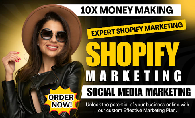 Gig Preview - Increase shopify marketing sales, shopify promotion, boost store website sales