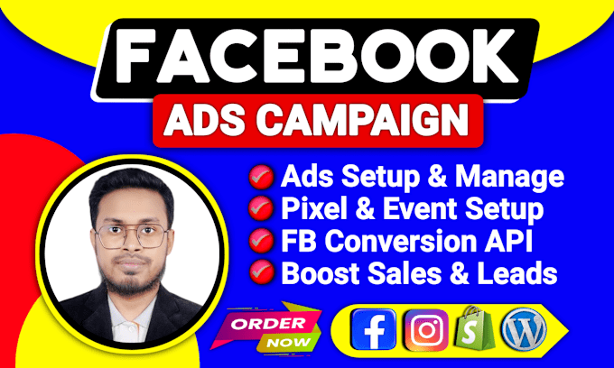 Bestseller - setup facebook ads campaign, run shopify fb advertising, instagram ads, meta ads