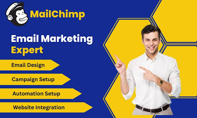 Gig Preview - Run mailchimp email marketing campaign for your business