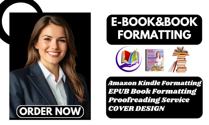 Gig Preview - Formatting my layout design publish my book for amazon KDP design my hardcover