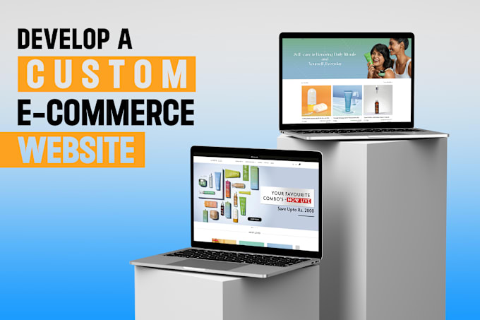 Gig Preview - Develop a custom ecommerce website