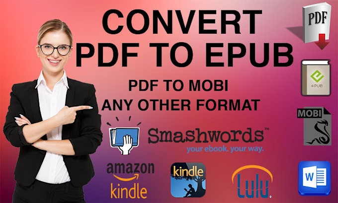 Bestseller - convert PDF to epub and do ebook formatting