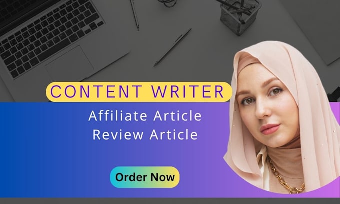 Gig Preview - Write SEO content for affiliate and review articles