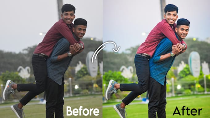 Gig Preview - Do photo retouching,photo editing and background removing