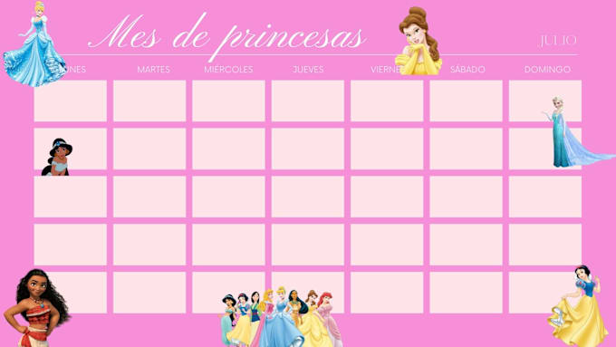 Gig Preview - Calendario de organización personalizada infantil o negocios