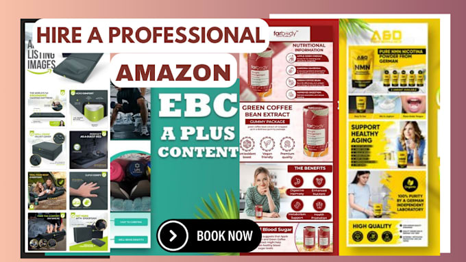 Gig Preview - Design your amazon ebc, enhanced brand content, and a plus content