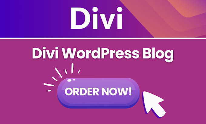 Gig Preview - Design your wordpress blog using the divi theme and divi builder