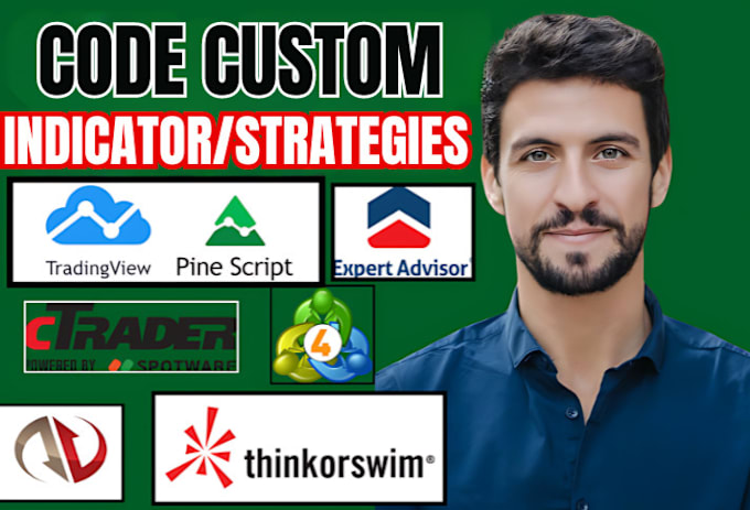 Gig Preview - Code custom indicat0rs or strategies on tradingview, ninjatrader 8, ctrader, mt5