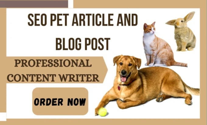 Bestseller - write engaging pet articles, dog, cat and pet blog, travel, dog training