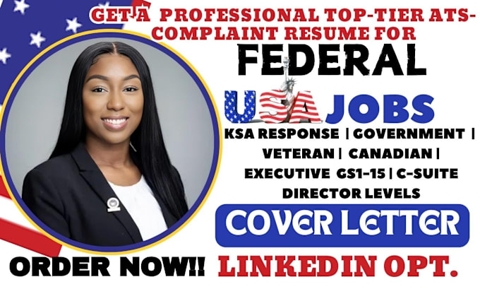 Gig Preview - Write federal resume, ksa response usajobs, sdr, bdr, german, sales, functional