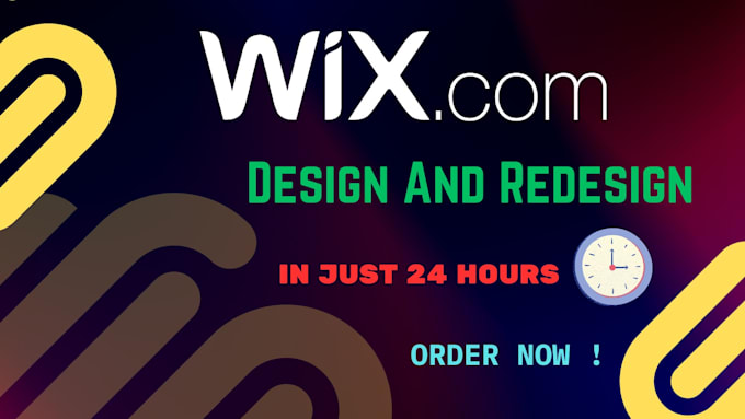 Gig Preview - Design wix or redesign a wix website design or wix online store