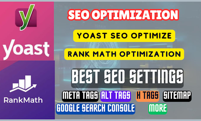 Gig Preview - Skyrocket wordpress website on page optimization with yoast SEO rank math