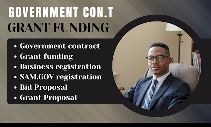 Gig Preview - Government contract bid proposal writing rfp business grant capability statement