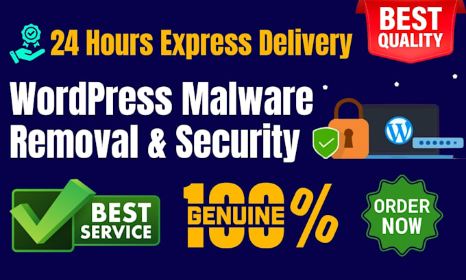 Gig Preview - Provide wordpress malware removal service with best security